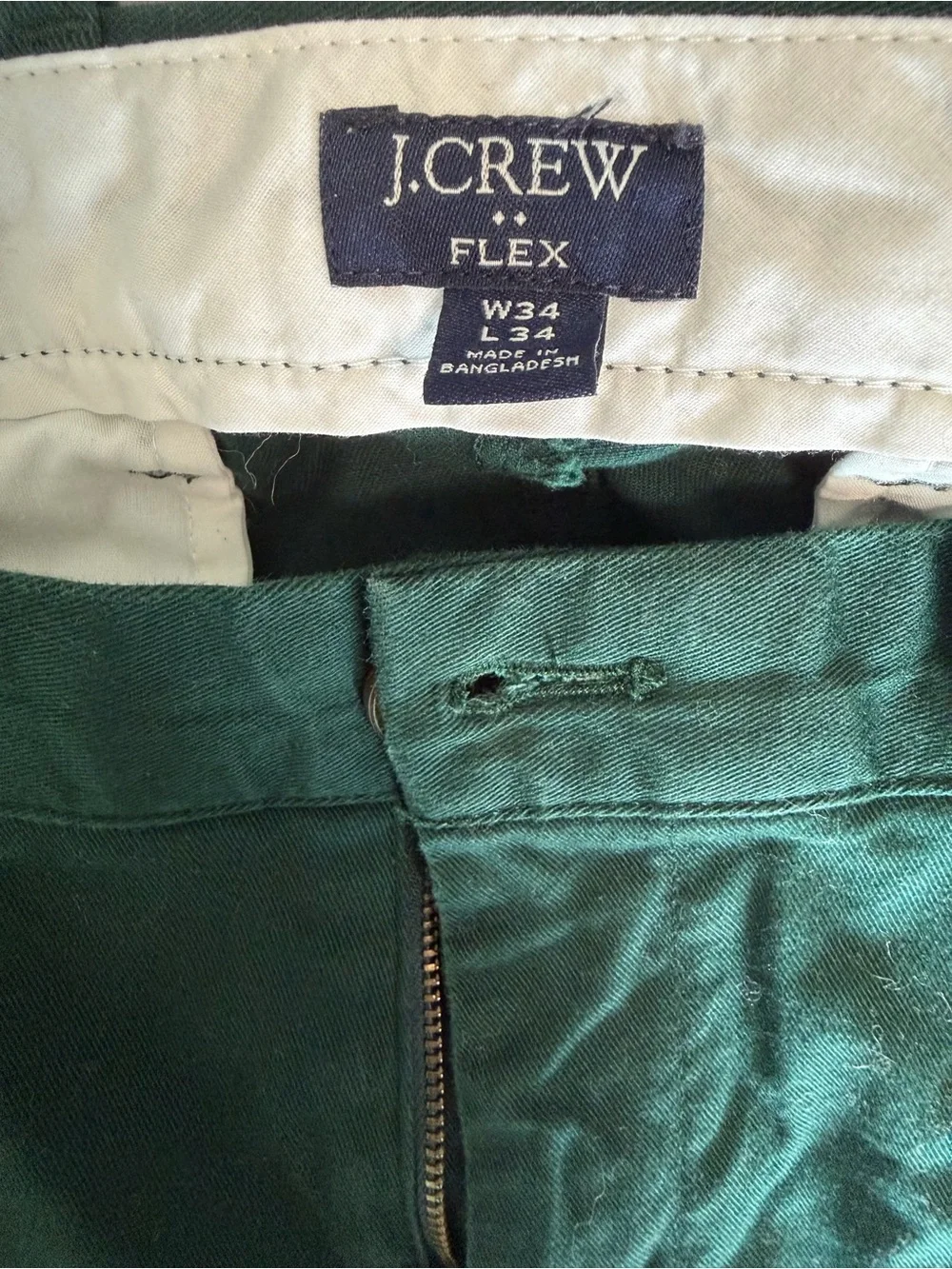 Men's Green Chino Pants